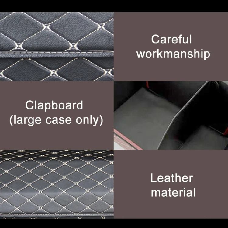 CRP5063_B1.webp Car Trunk Foldable Storage Box, Rhombic Grid Large Size: 54 x 32 x 30cm - Image 2