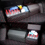 Car Trunk Foldable Storage Box, Rhombic Grid Large Size: 54 x 32 x 30cm - Image 6