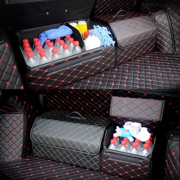 CRP5063_B5.webp Car Trunk Foldable Storage Box, Rhombic Grid Large Size: 54 x 32 x 30cm - Image 6