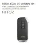 Hallmo Car Cowhide Leather Key Protective Cover for KIA - Image 2