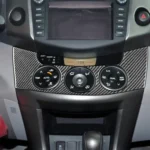 Carbon Fiber Car Central Control Switch Panel Decorative Sticker for Toyota Old RAV4 2006-2013,Left and Right Drive Universal - Image 5