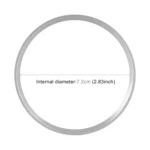 Car Steering Wheel Decorative Ring Cover for Mercedes-Benz,Inner Diameter: 7.2cm - Image 5