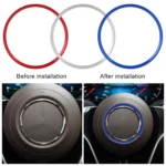Car Steering Wheel Decorative Ring Cover for Mercedes-Benz,Inner Diameter: 7.2cm - Image 3
