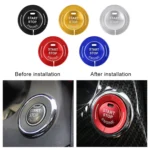 Car Engine Start Key Push Button Ring Trim Sticker for Infiniti - Image 3