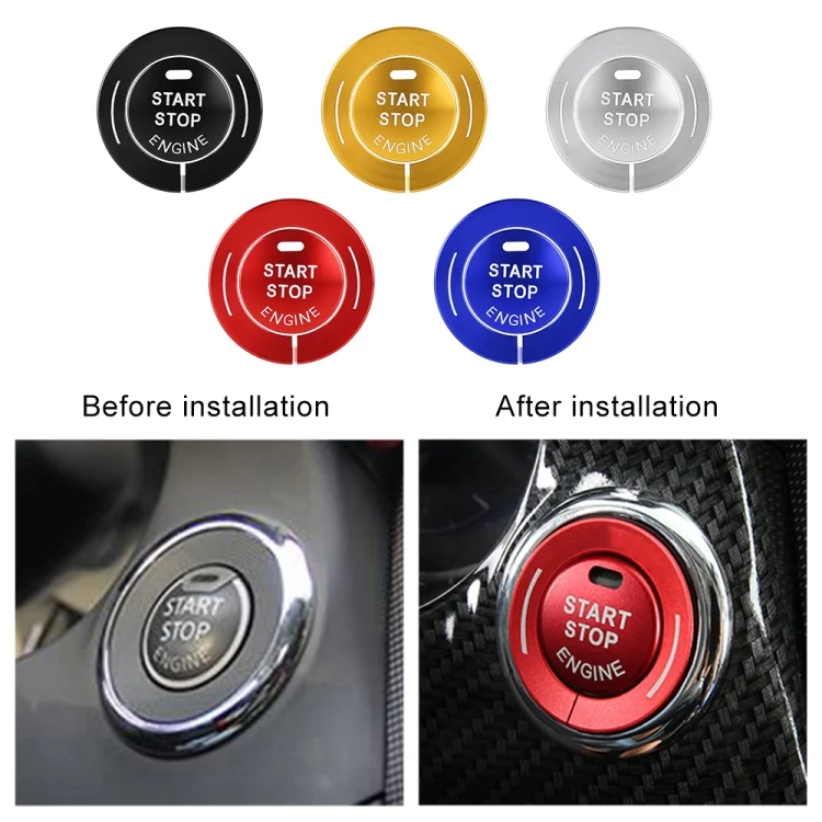 CRP5683_B2.webp Car Engine Start Key Push Button Ring Trim Sticker for Infiniti - Image 3