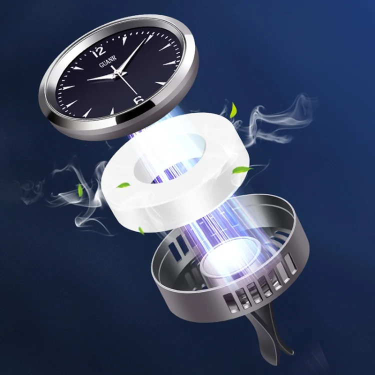 CRP5743_3.webp Car Air Outlet Clock with Aromatherapy - Image 4