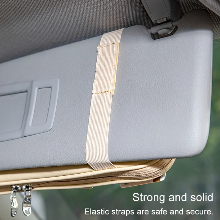 CRP5828H_4.webp Universal Car Multi-functional Sun Visor Card Clip Bags Glasses Bill Clip Holder - Image 5