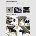 Car WiFi Dual Camera Hidden 360 Degree Rotation Car Driving Recorder - Image 6