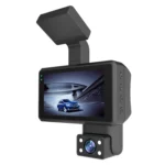 Front and Inner Dual Camera HD Infrared Night Vision Car Dash Cam Driving Recorder - Image 2