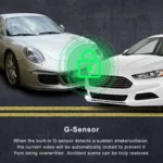 Front and Inner Dual Camera HD Infrared Night Vision Car Dash Cam Driving Recorder - Image 5