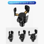 Car Multifunctional Retractable Rotating Water Cup Holder with Compass - Image 4