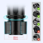 Car Multifunctional Retractable Rotating Water Cup Holder with Compass - Image 5