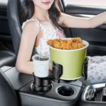 Car Multifunctional Retractable Rotating Water Cup Holder with Compass - Image 7