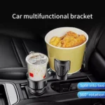 Car Multifunctional Retractable Rotating Water Cup Holder with Compass - Image 8
