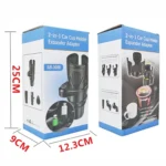 Car Multifunctional Retractable Rotating Water Cup Holder with Compass - Image 9