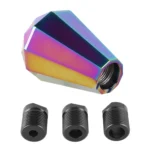 Universal Car Colorful Diamond Shape Metal Gear Shift Knob - Image 4