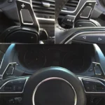 Car Modification Aluminum Paddle Shift Extensions for Audi A3 / S3 2017-2020 Steering Wheel Gear Shifters - Image 4
