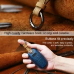 For Audi Series Car Cowhide Leather Key Protective Cover Key Case, A Version 2016-2017 - Image 4