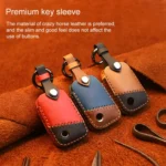 For Volkswagen Car Cowhide Leather Key Protective Cover Key Case, B Version - Image 4
