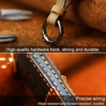 For Volkswagen Car Cowhide Leather Key Protective Cover Key Case, D Version - Image 3