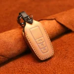 For Toyota Car Cowhide Leather Key Protective Cover Key Case, Three Keys Version - Image 2