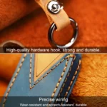 For Buick Car Cowhide Leather Key Protective Cover Key Case, Five Keys Version - Image 4