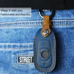 For Buick Car Cowhide Leather Key Protective Cover Key Case, Five Keys Version - Image 6