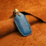 For Ford Car Cowhide Leather Key Protective Cover Key Case, Four Keys Version - Image 2
