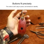 For Mercedes-Benz New Style Car Cowhide Leather Key Protective Cover Key Case - Image 3