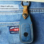 For Mercedes-Benz New Style Car Cowhide Leather Key Protective Cover Key Case - Image 6