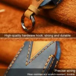 For Subaru Car Cowhide Leather Key Protective Cover Key Case - Image 4