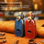 For Subaru Car Cowhide Leather Key Protective Cover Key Case - Image 5