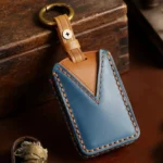 For Volvo Car Cowhide Leather Key Protective Cover Key Case - Image 4