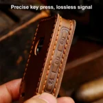For Volvo Car Cowhide Leather Key Protective Cover Key Case - Image 2