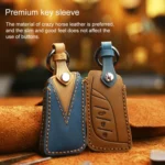 For Lexus New Style Car Cowhide Leather Key Protective Cover Key Case - Image 5
