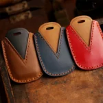 For Land Rover Car Cowhide Leather Key Protective Cover Key Case - Image 7