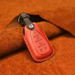 For Chevrolet Car Cowhide Leather Key Protective Cover Key Case, Five Keys Version - Image 2