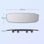 SHUNWEI SD-2415 Car Anti-glare Rear-view Mirror, Size: 299 x 90mm - Image 2