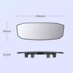 SHUNWEI SD-2414 Car Anti-glare Rear-view Mirror, Size: 244 x 90mm - Image 2