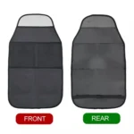 2pcs Car Rear Seat Protection Children Anti-kick Pad with Storage Bags Seat Back Anti-dirty Pad - Image 2