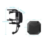 Carbon Fiber Strong Magnet Car Rear Mirror Navigation Phone Holder - Image 5