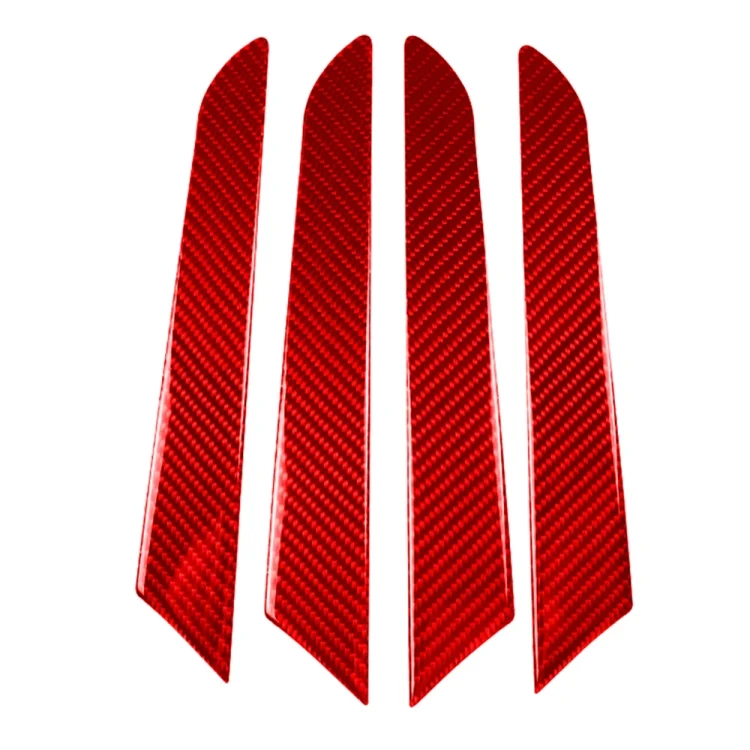 Car Carbon Fiber Door Panel Decorative Sticker for Mazda CX-5 2017-2018, Left and Right Drive