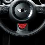 Car Carbon Fiber Steering Wheel Decorative Sticker for BMW Mini, Left and Right Drive Universal - Image 5