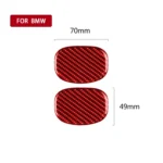 Car Carbon Fiber Seat Back Handle Decorative Sticker for BMW Mini One Cooper F55 F56, Left and Right Drive Universal - Image 2