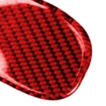 Car Carbon Fiber Seat Back Handle Decorative Sticker for BMW Mini One Cooper F55 F56, Left and Right Drive Universal - Image 3