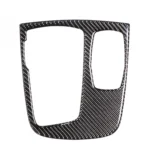 Car Carbon Fiber Central Shift Panel Cover Decorative Sticker for BMW G11 / G12 2016-, Left Drive