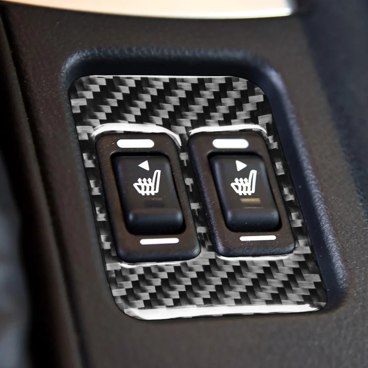 CRP6874_4.webp Car Carbon Fiber Seat Heating Button A Decorative Sticker for Subaru BRZ / Toyota 86 2017-2019, Left and Right Drive Universal - Image 5