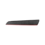 Carbon Fiber Car Co-pilot Trim Red Edge Decorative Sticker for Audi Q3 2013-2018,Right Drive