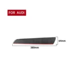 Carbon Fiber Car Co-pilot Trim Red Edge Decorative Sticker for Audi Q3 2013-2018,Right Drive - Image 2