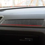 Carbon Fiber Car Co-pilot Trim Red Edge Decorative Sticker for Audi Q3 2013-2018,Right Drive - Image 5